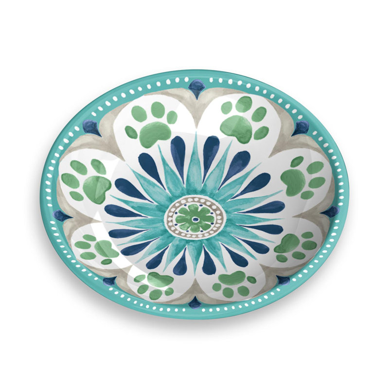 Marlon Anti-Skid Pet Bowl, Turquoise