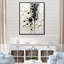 Minimalisme Stingray noir et blanc peinture I - Stingray Wall Art Living Room-97193198-97193199
