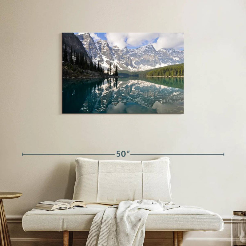 Alvord Moraine Lake, matin d'hiver, H 24 po x l 36 po