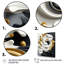 Liquide or noir et blanc texturé spirale magique - spirales abstraites, art mural-1990795280-1990795292