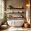 Tablettes murales flottantes en bois-1468714188