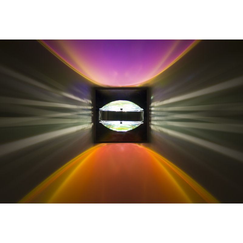 Optos Wall Light, Chrome, Clear/Frost