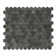 Hex Hexagon 1" x 1" Mosaic Tile in Black Honed