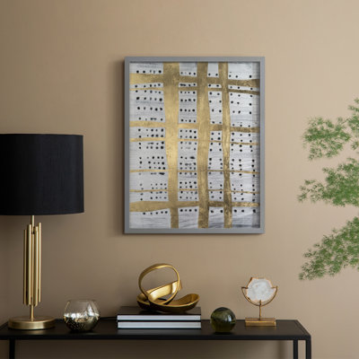 Trim & Flecks II Framed Print - Solid Wood