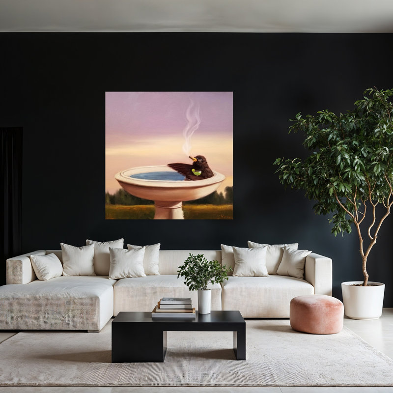Art contemporain contemporain Executive Soak, H 48 po x l 48 po