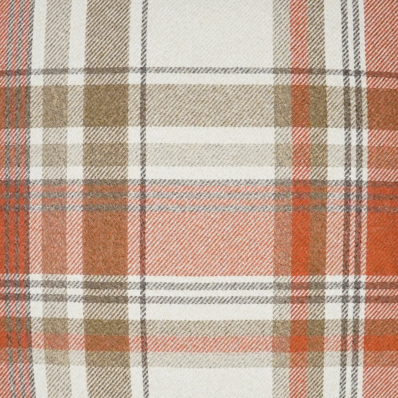 Coussin décoratif tartan, Noyer blanc, Rectangle H 14 po x l 24 po