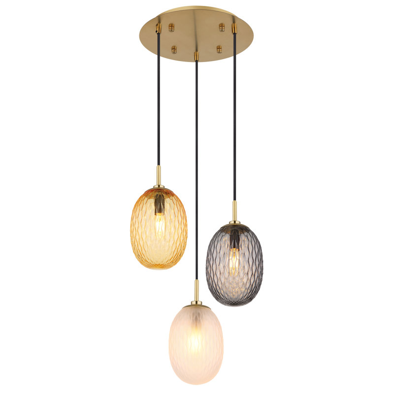 Beshoy 3 - Light Gold Pendant