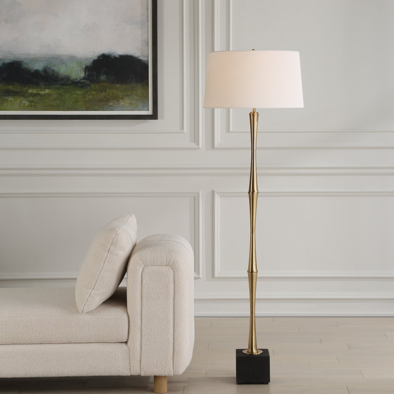 Lampe sur pied en laiton antique Lavdosh