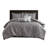 7 Piece Comforter Set with Jacquard Design and Decorative Pillows-113992382