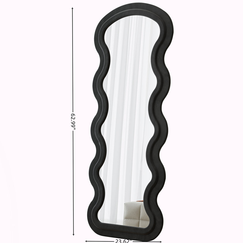 Miroir de plancher pleine longueur Wave