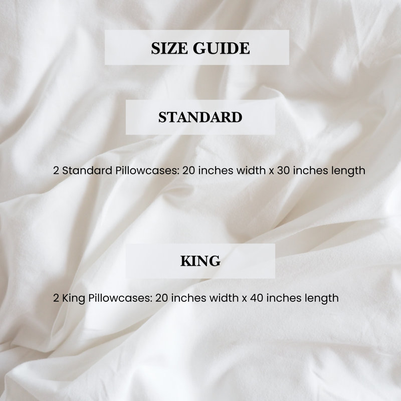 Pointehaven 525 Thread Count Long Staple Cotton Bordered Hem Pillow Case, King, Steel Gray
