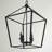 4 - Light Dimmable Geometric Chandelier
