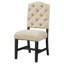 Ensemble de chaises de salle à manger de style rétro avec 2 chaises rembourrées-921418024