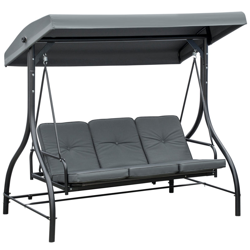 3 Person Porch Swing with Canopy