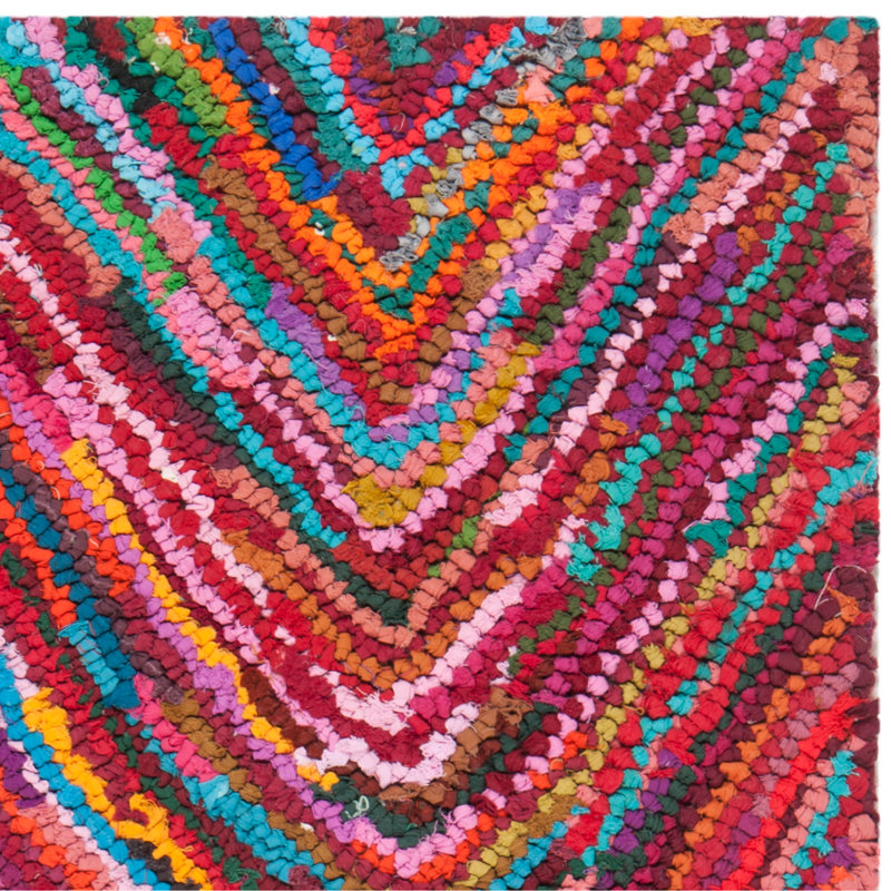 Tapis multicolore touffeté à la main Barnes, Rectangulaire 2 pi 3 po x 4 pi