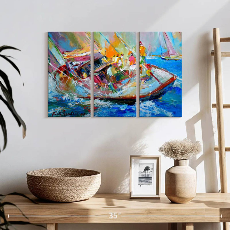 Mehar Sail, 32" H x 50" W
