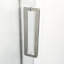 Cabine de douche semi-anglaise, 34-1 / 8 "X 72", Nickel brossé - Porte décorative de salle de bain fonctionnelle, addition