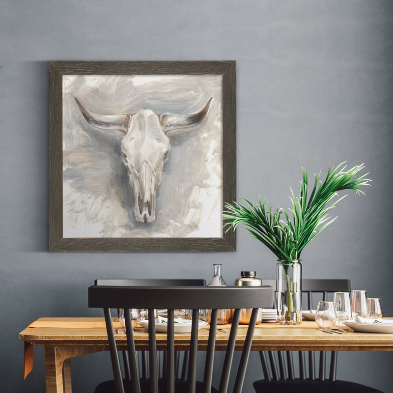 «Gilded Indigo II», reproduction d'art sur toile encadrée, H 35,5 po x l 35,5 po x P 1,5 po, Cadre noir