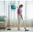 Arc Floor Lamp Turquoise blue abstract technique fluid art liquid art Original art Floor Lamps with Remote LED Lights Adjustable Lamp Shades Tall Standing Lamps for Reading Office Living Room