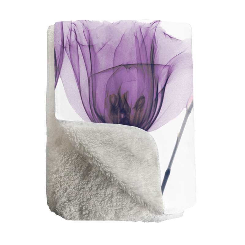 Jeté Sherpa Laural Home Gentian Hope