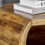 Palo Solid Wood Small Coffee Centre Table with Storage and Hairpin Legs - Retro 60s Style - Honey