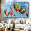 «Rainbow Hot Air Balloon» sur-99073296