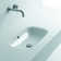 WS Bath Collections Ciotola 15.5'' White Ceramic Rectangular Bathroom Sink with Overflow