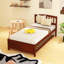 Base de lit simple avec lit gigogne en bois-108813631