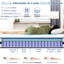 Très grand matelas de 12 pouces dans une boîte - Isolation de mouvement, confort à deux couches, soutien pour la mousse à mémoire de forme rafraîchissante pour personnes âgées, ressorts ensachés individuellement, confort simple