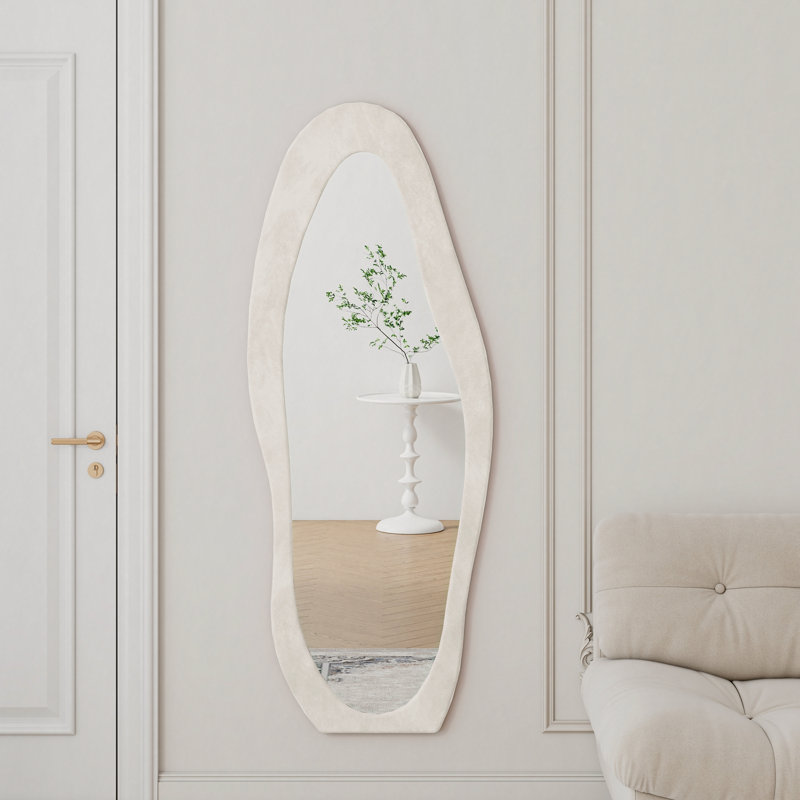 Full Length Mirror,63" x 24" Floor Mirror/ Wall Mirror, White
