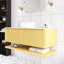 Meuble-lavabo mural 48 po en chêne avec plateau en pierre frittée 48 po