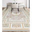 Hand-Knotted High-Quality Green and Beige Area Rug