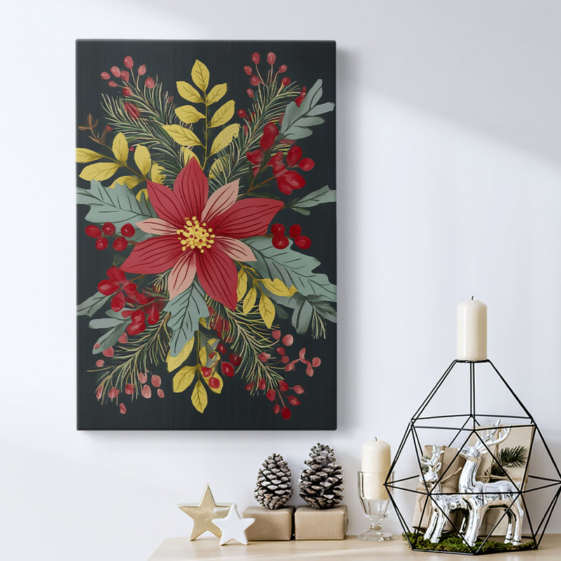 Art des Fêtes de Noël - Toile tendue avec châssis CXI, H 36 po x l 24 po