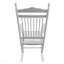Chaise berçante balcon pour adulte - blanc