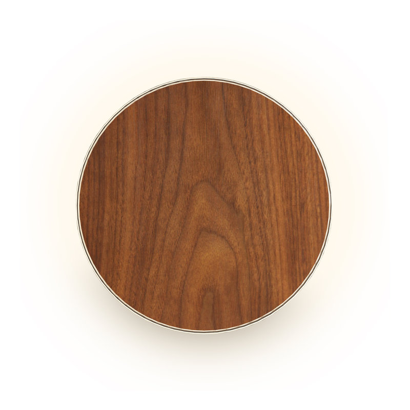 Ramen Mini Wall Sconce, 6", Matte Black, Ramen Mini Wall Sconce, 6", Oiled Walnut