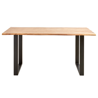 AHAR Dining Table with Solid Wood Top
