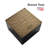 5.5 In. Premium Bronze Heavy Duty Square Paver Cleanout Grate For Septic And Sewage Cleanout - Cover Made In The Usa-119222934