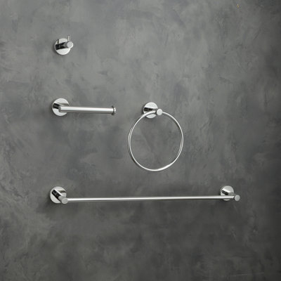 Freya 4 - Piece Bathroom Hardware Set