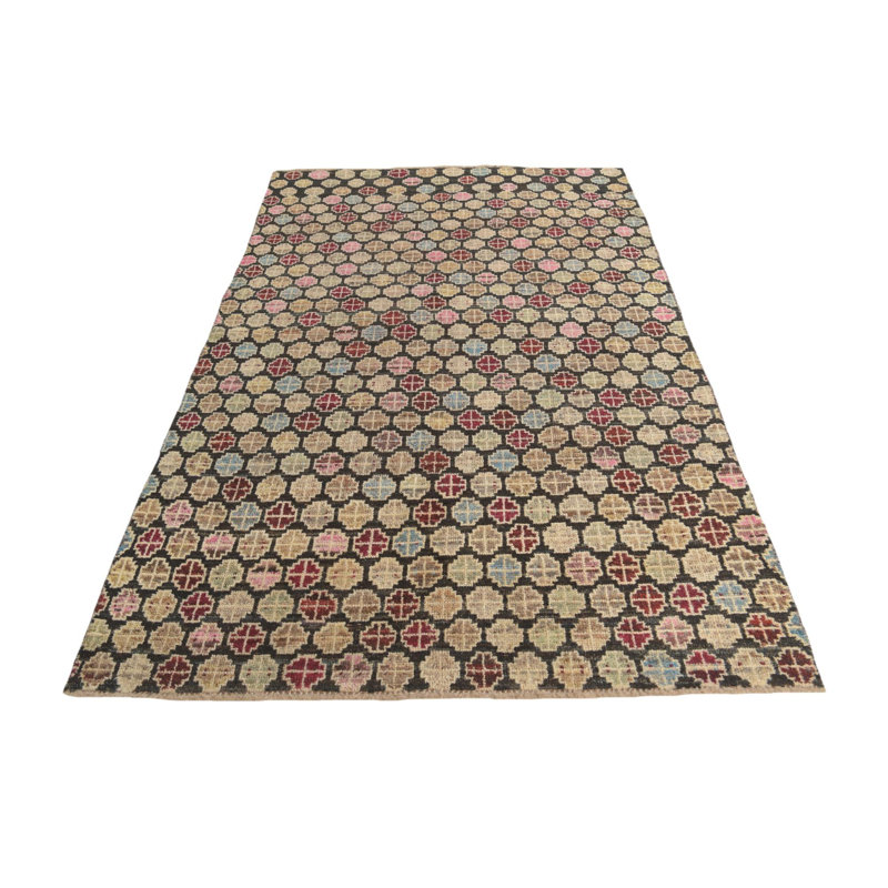 Tapis noir 5x8 Peter