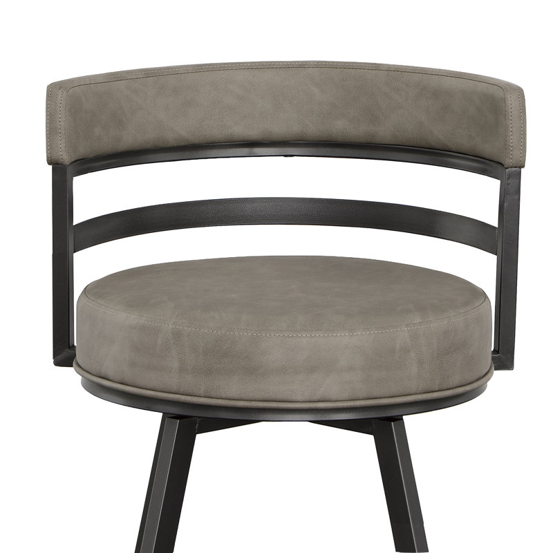 Tabouret de bar et de comptoir pivotant Pullins, Tabouret de comptoir (siège d'une hauteur de 24 p