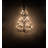 25 - Light Steel Dimmable Tiered Chandelier