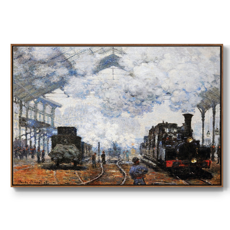 Saint sur toile, Noyer, H 41 po x l 27 po x P 2 po