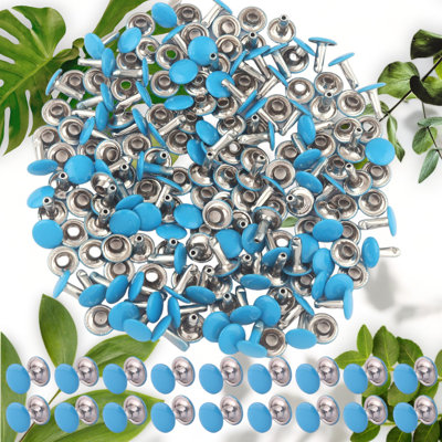 Sky Tubular Double Cap Rivets - 50pcs