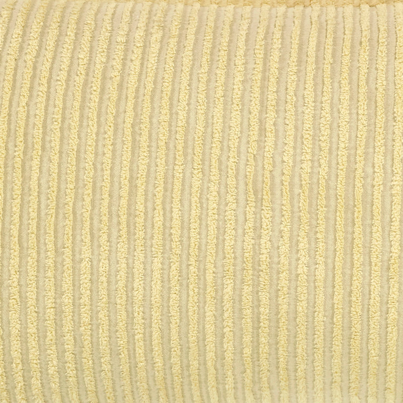 Jullian 100% Cotton Tufted Pillow Sham, Modern Stripe Design, Soft Breathable Decorative Cover, OEKO-TEX Certified, Machine Washable, King Size (20" x 36"), Yellow, All-Season