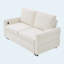 Causeuse-lit convertible 62,75 po avec dossier réglable et ports USB-451328278