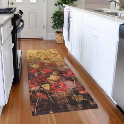 Chayden Indoor/Outdoor Chantille ACN992 Gold Area Rug