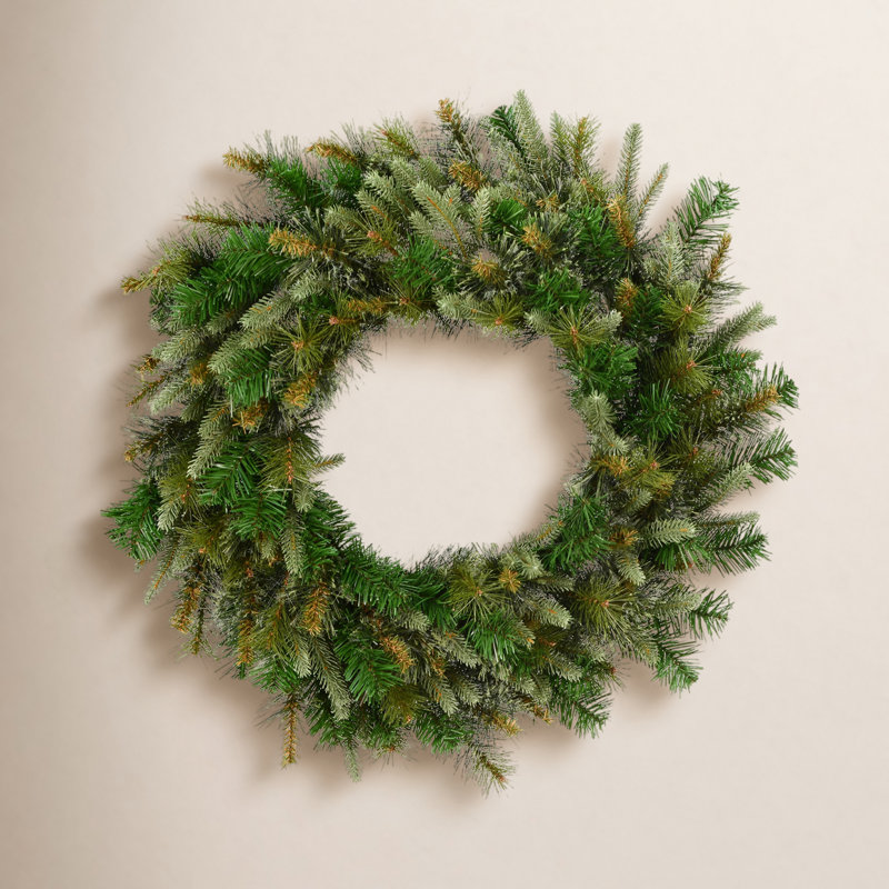 Couronne de pin artificielle en cachemire, 42 po