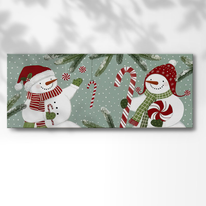 Frosty X 2 sur toile, H 24 po x l 60 po x P 1,5 po