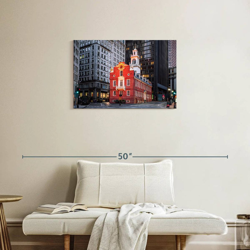 Lilie Old State House of Boston, H 20 po x l 30 po