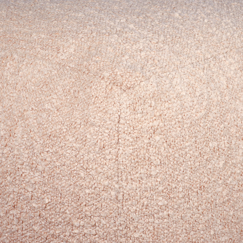 Repose-pieds rembourré Nertila, Beige